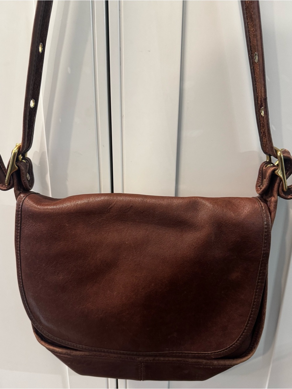 Vintage Coach Women's Leather Brown Bag L4C- 9956 Purse
